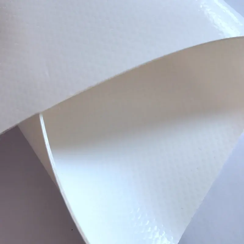 Architectural PVC Membrane 1050 GSM · 1000D 30×32/sq.in surface and fabric texture