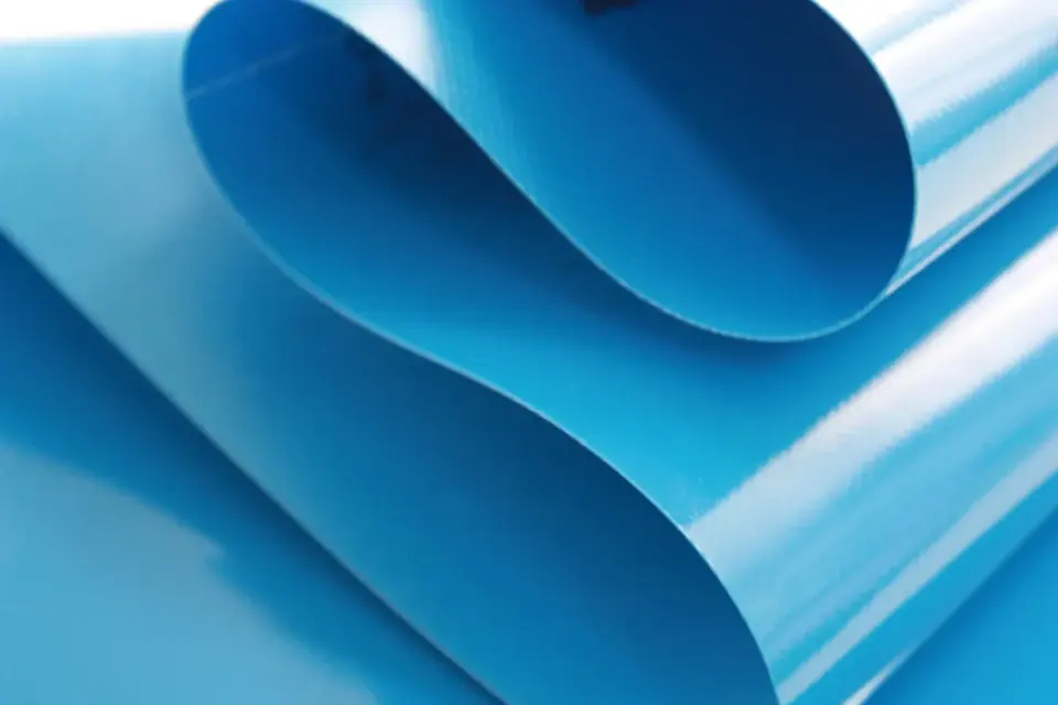 PVC Coated Tarpaulin 900 GSM · 1000D 30×30 surface and fabric texture