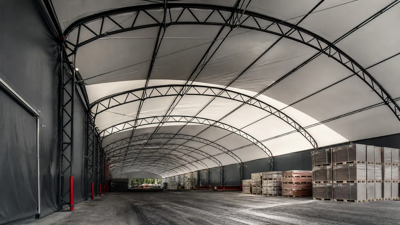 Blockout PVC Tarpaulin material evidence